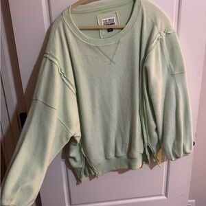 American Eagle Outfitters Light Green Sweater